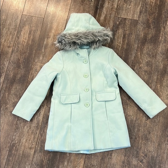 Cat & Jack Light Beige Pea Coats - Picture 1 of 11